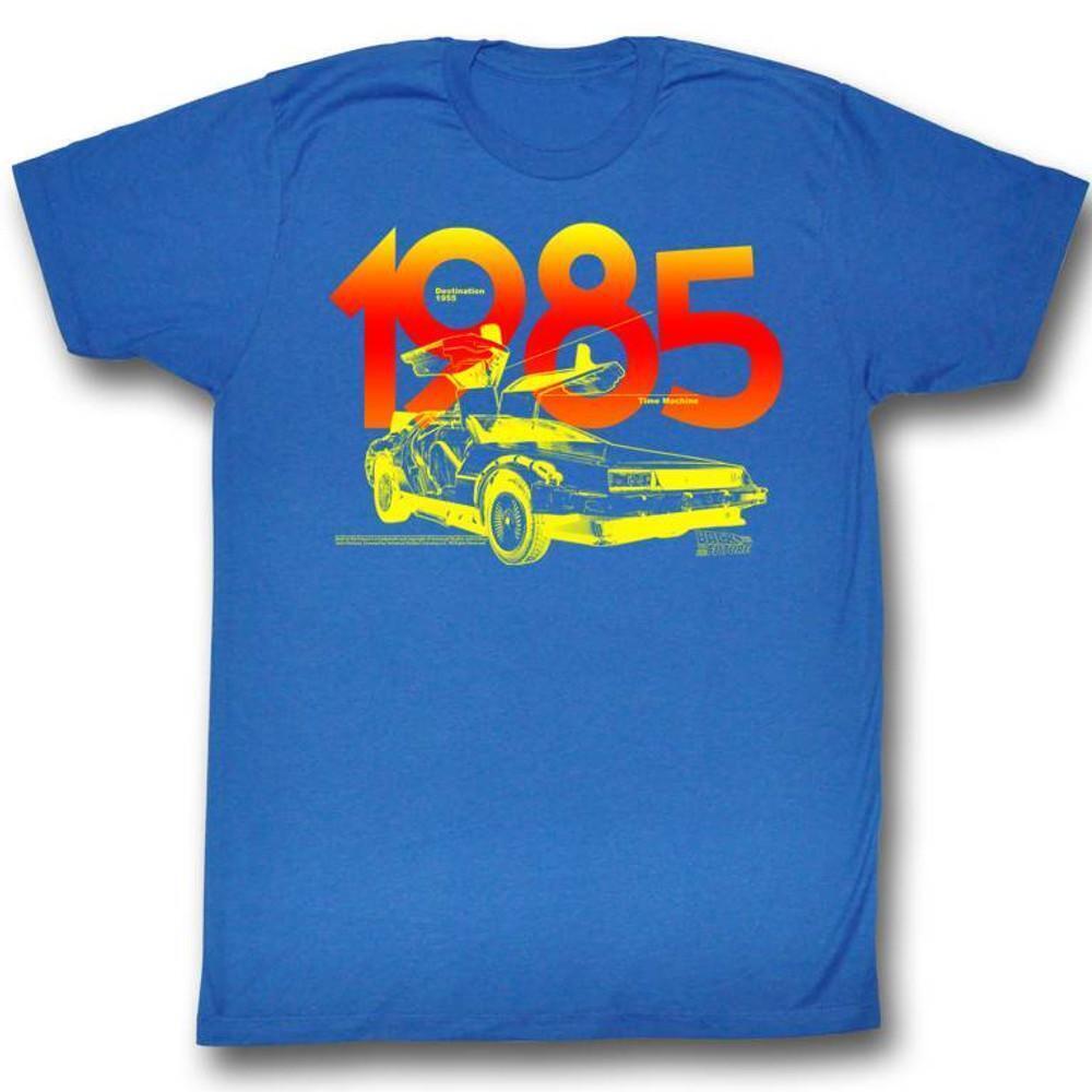 Back To The Future 1985 Royal Adult T Shirt
